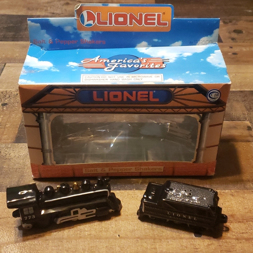 Lionel Salt and Pepper Shakers